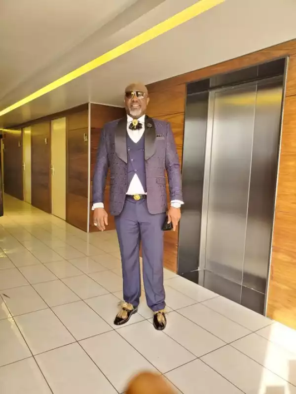 Senator Dino Melaye Steps Out In Style For AMVCA 2020 (Photo)