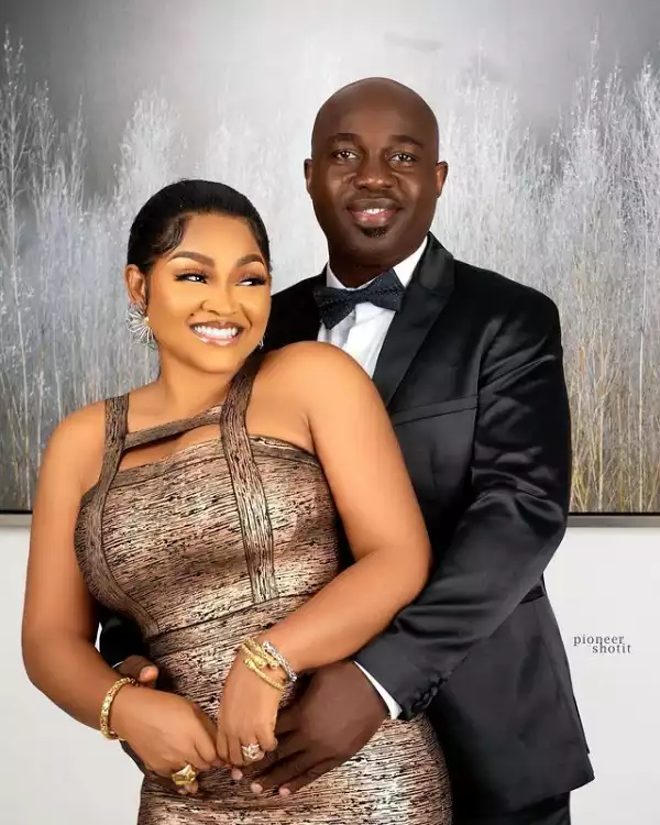 My Boo Is Hell Bent On Feeding Me Fat – Mercy Aigbe Says As She Goes On Lunch Date With Husband (Video)