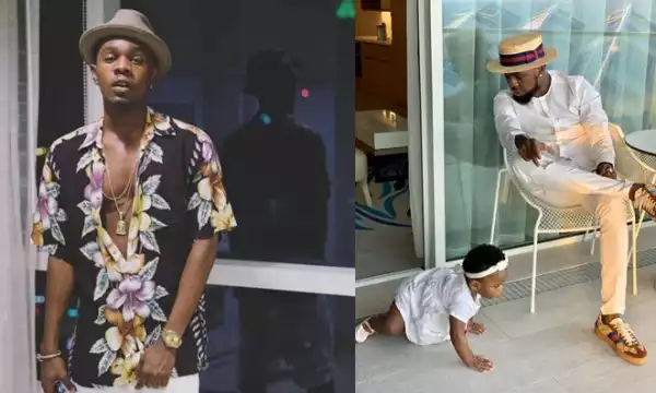 “Living and Learning With My Twin” – Patoranking shares photo of himself having a cherishable moment with his adorable daughter