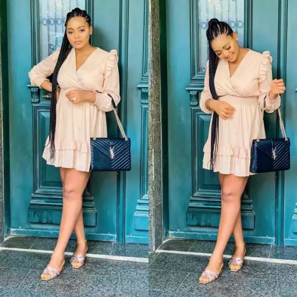 ‘The pregnancy is showing now’ Nigerians react as Regina Daniels drop new photos