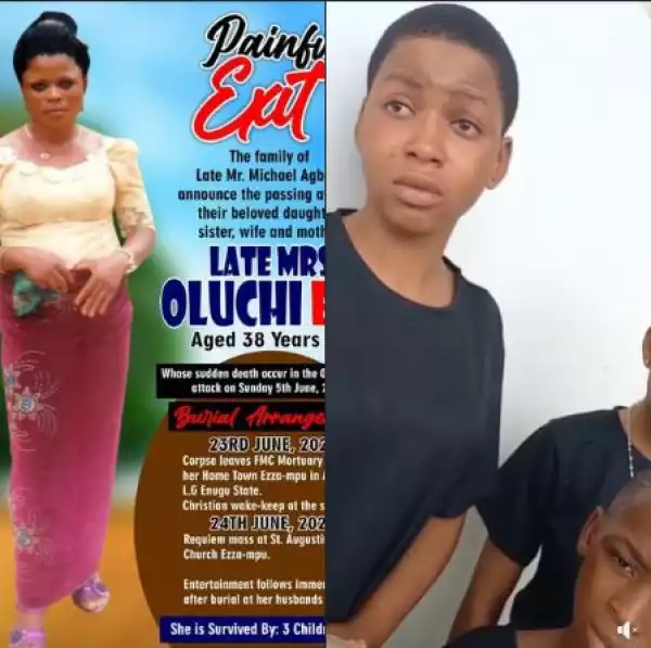 Touching Video Showing Children of Owo Massacre Victim Begging For Help