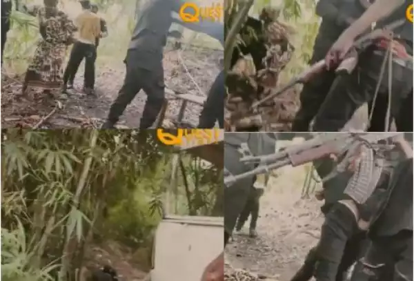 Nigerian Policemen Caught On Camera Brutalising Travellers In Edo (Video)