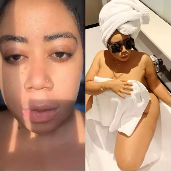 Actress Moyo Lawal Breaks The Internet With Raw Explicit Video Of Herself In A Bathtub (Video)