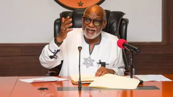 Presidency must come South, ignore religion, Akeredolu insists