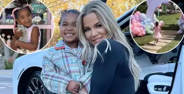 Khloe Kardashian Throws Huge Cat-Themed Party For Daughter As She Turns Four