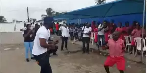 Video: See Kid That Left Iyanya Speechless With His Dance Moves On Children