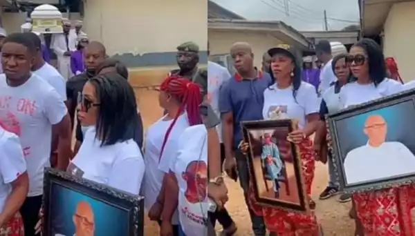 BBNaija Star, Mercy Eke Buries Her Father In Imo (Photos)