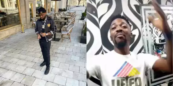 If you like break my head, I’m still with you” – Journalist that was slapped by Davido reconciles with him (Video)