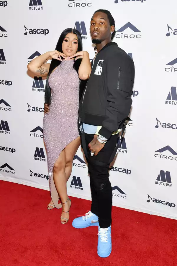 Offset shares a video of Cardi B cleaning, jokingly calls her out for 