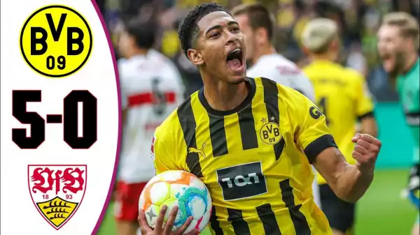 Borussia Dortmund vs VfB Stuttgart 5 - 0 (Bundesliga  2022 Goals & Highlights)