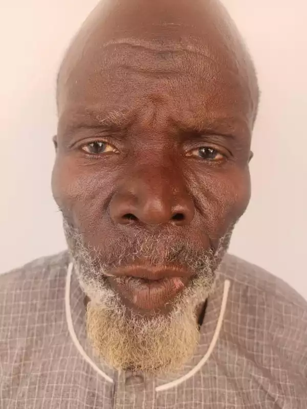Photo Of 67-Year-Old Man Who Was Nabbed For S*xually Assaulting Young Girls In Adamawa
