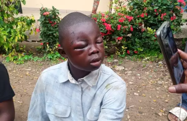 BUSTED!! See The 18-Year Old Boy Arrested For Busting Liquor Stores In Osun