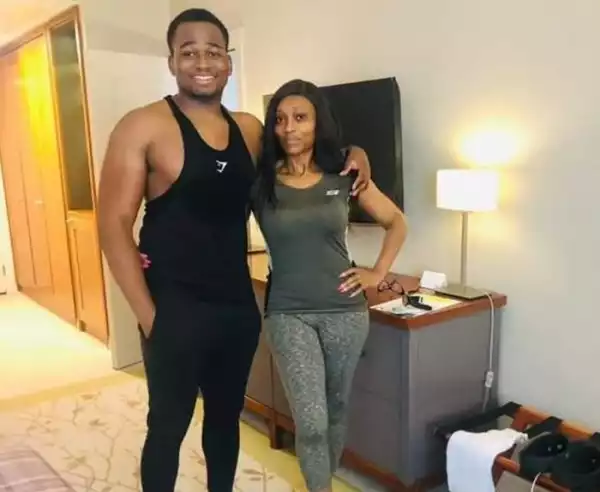 Mom Sets Internet On Fires As She Poses With Her Son Looking A Couple