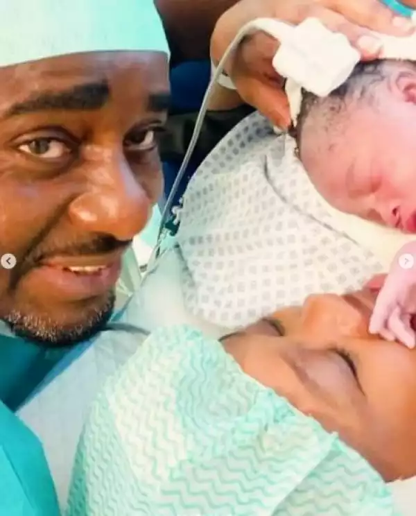Actor Emeka Ike Welcomes Baby Girl On His Birthday