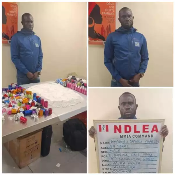 Ex-Convict Arrested With Cocaine At Lagos Airport Two Years After Release From Ethiopian Prison