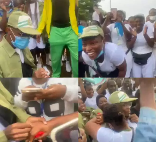 Corper Proposes To His Colleague At Ogun NYSC Camp (See Photos)