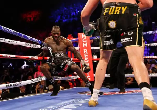 Deontay Wilder Rushed To Hospital After Suffering Bloody Defeat To Tyson Fury