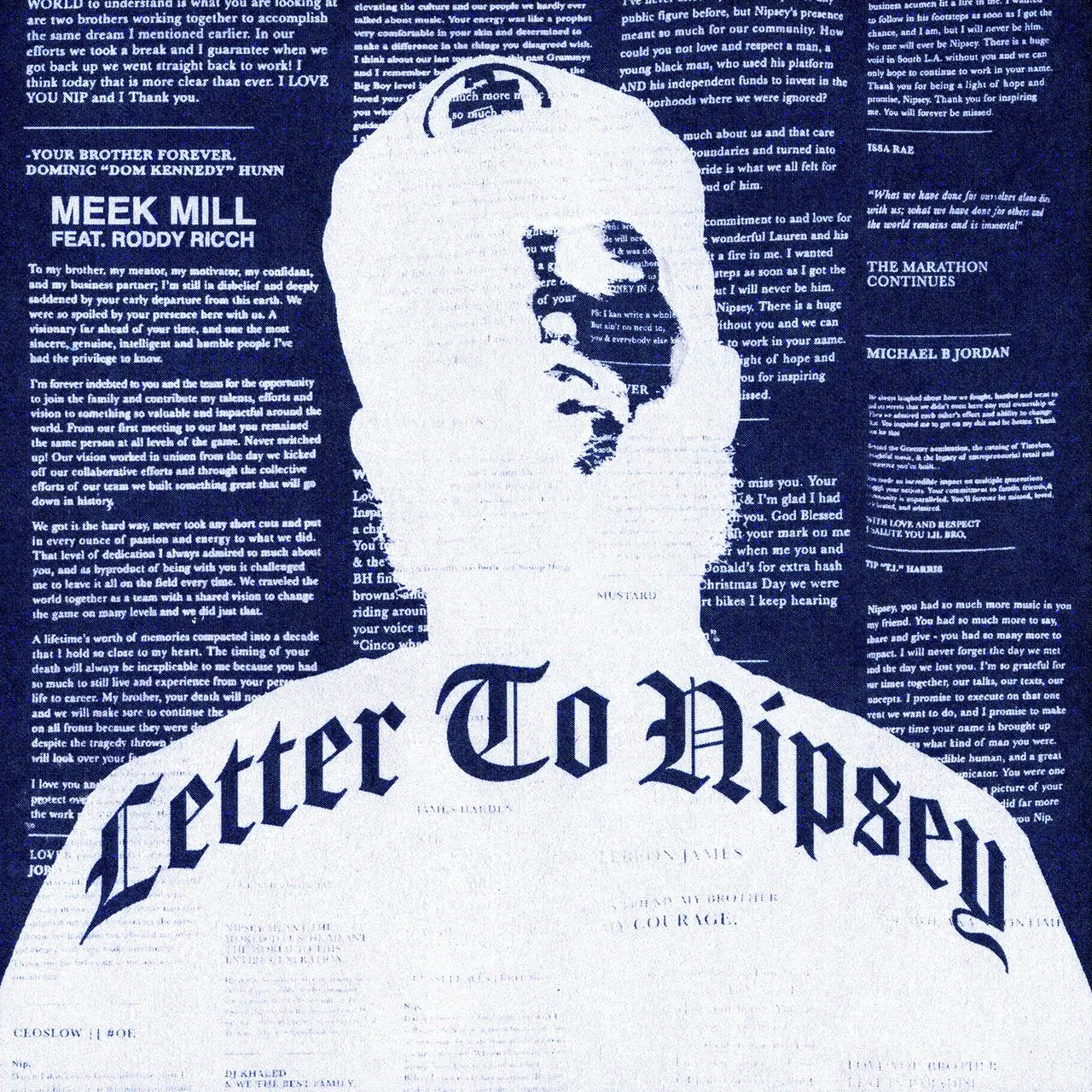 Meek Mill Ft. Roddy Ricch – Letter to Nipsey