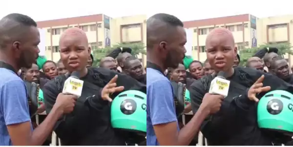 I earn 20k daily, 600k in a month as a Gokada rider – Female Nigerian student reveals (Video)