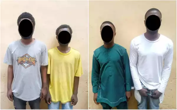 Photo Of Rival Cultists Arrested By Police In Lagos