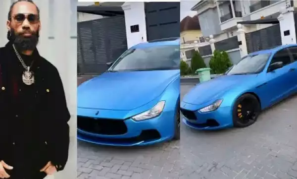 Phyno Buys Manager Brand New Expensive Maserati (Video)
