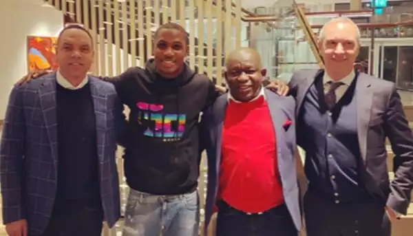 Odion Ighalo shares first photos of himself at Manchester