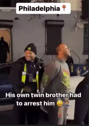 Moment Police Officer Arrested His Twin Brother In US