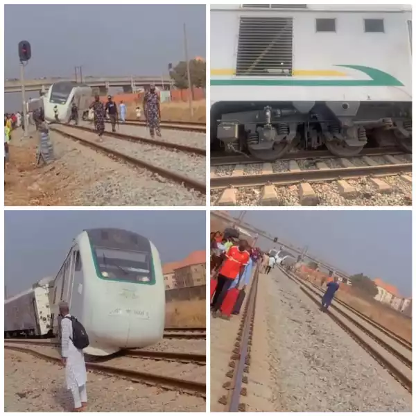 Passengers stranded as Kaduna-Abuja train derails