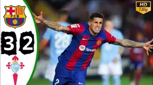Barcelona vs Celta Vigo 3 - 2 (Laliga Goals & Highlights)