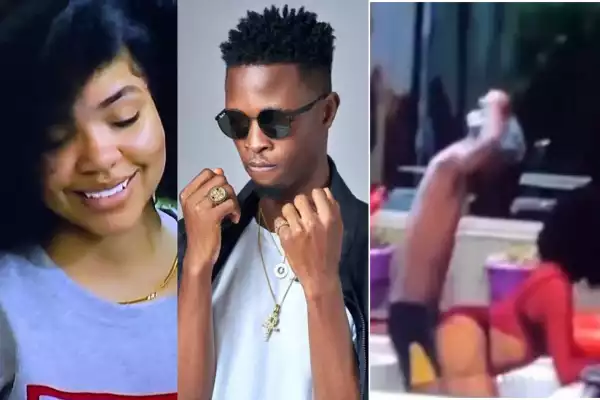 #BBNaija: Moment Laycon was caught Grinding Nengi’s Backside In The Jacuzzi (VIDEO)