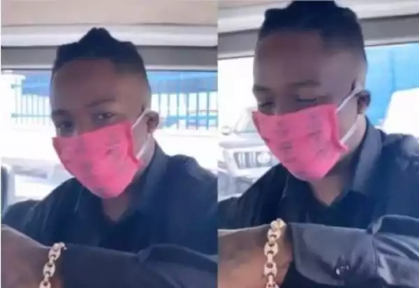 ‘Return Mercy’s Sanitary Pad’ – BBNaija’s Omashola Mocks Ike Over His Face Mask (Video)