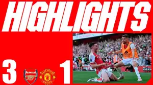 Arsenal vs Manchester United 3 - 1 (Premier League Goals & Highlights)
