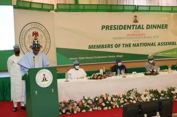 We must do everything within our power to end insecurity - President Buhari tells NASS members