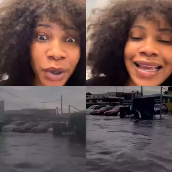 BBNaija Star, Tacha Slams Rich Nigerians Who Live In Lekki But Fail To Help Solve Flood Issues In The Area (Video)
