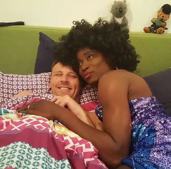 Gay rights activist, Bisi Alimi shares loved-up photo of himself in bed with his husband