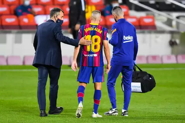 Barcelona Defender Jordi Alba Has Picked Up A Hamstring Injury