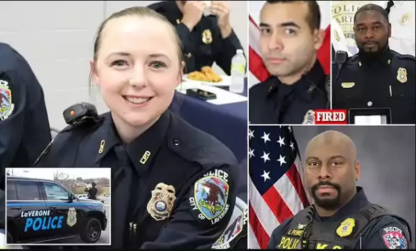 Five US cops are fired for having sex on duty with female officer