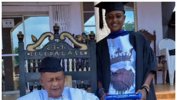 Alaafin Gifts Daughter Brand New Car For Graduating With First Class
