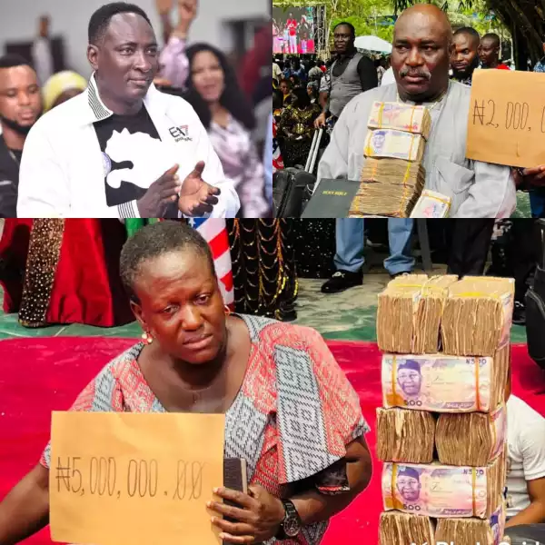 Billionaire Prophet, Fufeyin Splashes 7million Naira On His Old Friends (Video)