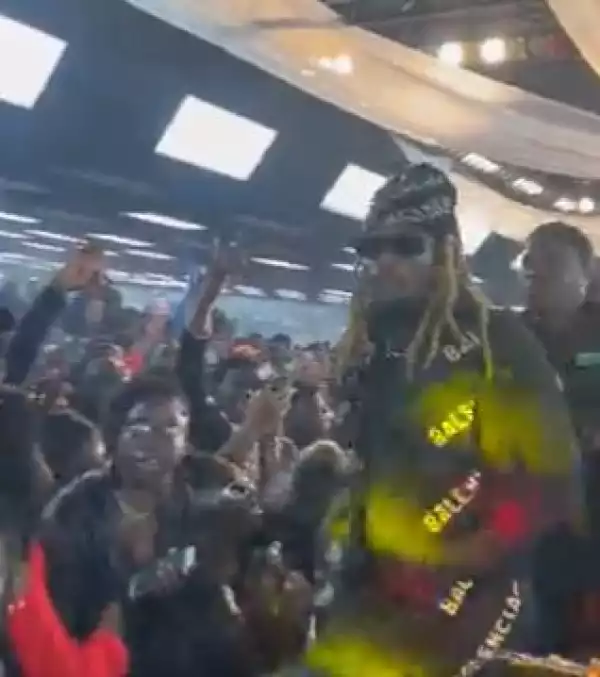 The Moment Singer, Asake Ran Off Stage After His Security’s Gun Allegedly Got Stolen During US Concert (Video)