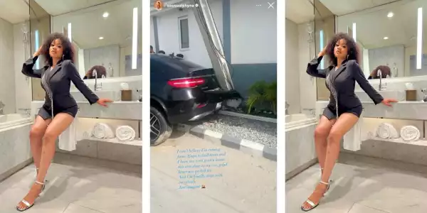 “I am finally done with everybody” BBNaija Phyna blows hot as a friend damages her benz