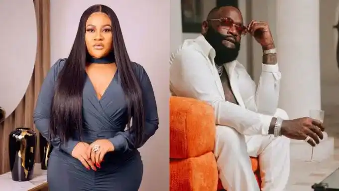 “Please hold me before I explode” – Nkechi Blessing ecstatic after Rick Ross followed her on Instagram