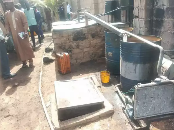 NSCDC Uncovers Illegal Refinery In Gombe