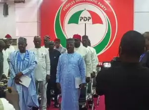 PDP NWC Meets 36 State Chairmen, Stakeholders In Abuja