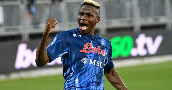 Napoli Striker Osimhen Out With Thigh Injury