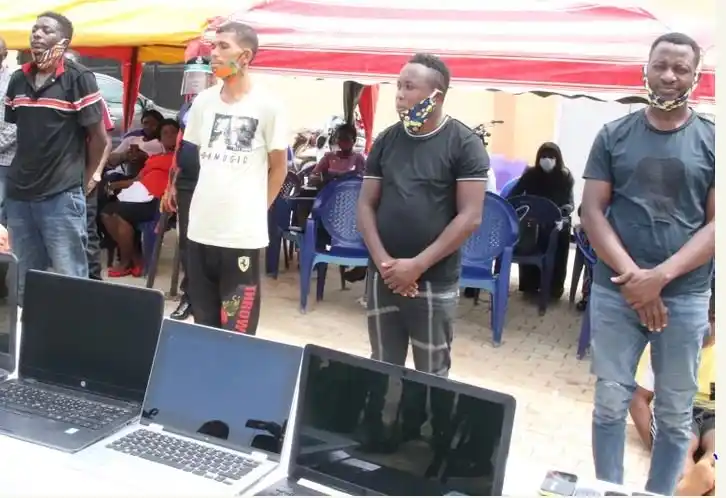 Police Parade 24 Cybercrime Suspects, Including 1 Female
