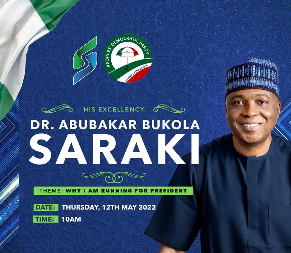 #FixNigeria: Bukola Saraki Officially Declares To Run For President