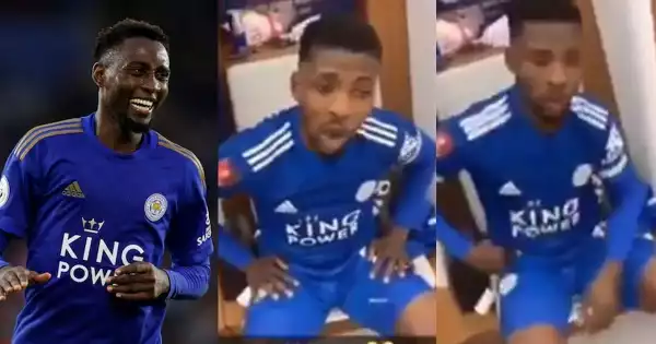 Moment Footballer, Wilfred Ndidi Begged Kelechi Iheanacho To ‘Cut Soap’ For Him After FA Cup Semi-final (Video)