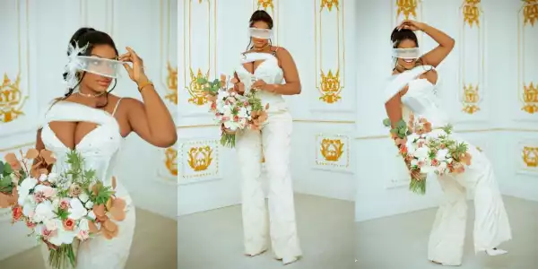 Actress Eriata Ese is a stunning bride in new photos as she clocks 30