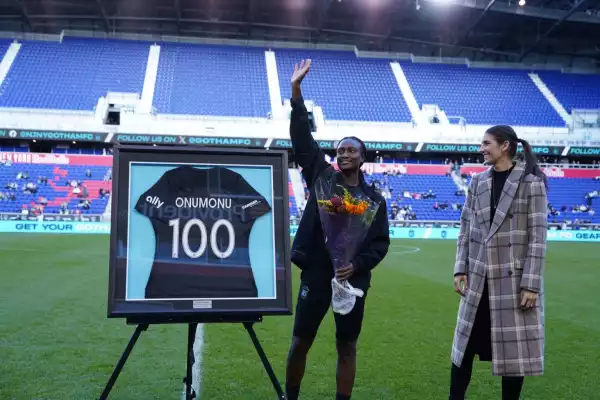 American club, Gotham FC celebrate Onumonu for reaching century cap